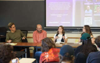 Four panelists discuss the current state of student journalism.