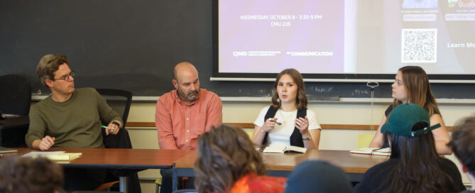 Four panelists discuss the current state of student journalism.